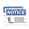 Signmission Ladder To Roof Access Requires Sign, Vinyl Decal, 10in W x 7in L, 2PK OS-2PACK-NS-D-710-L-13950 - alternate 1